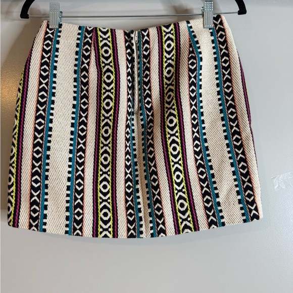 Multicolor Patterned Women's Skirt - Picture 2 of 9